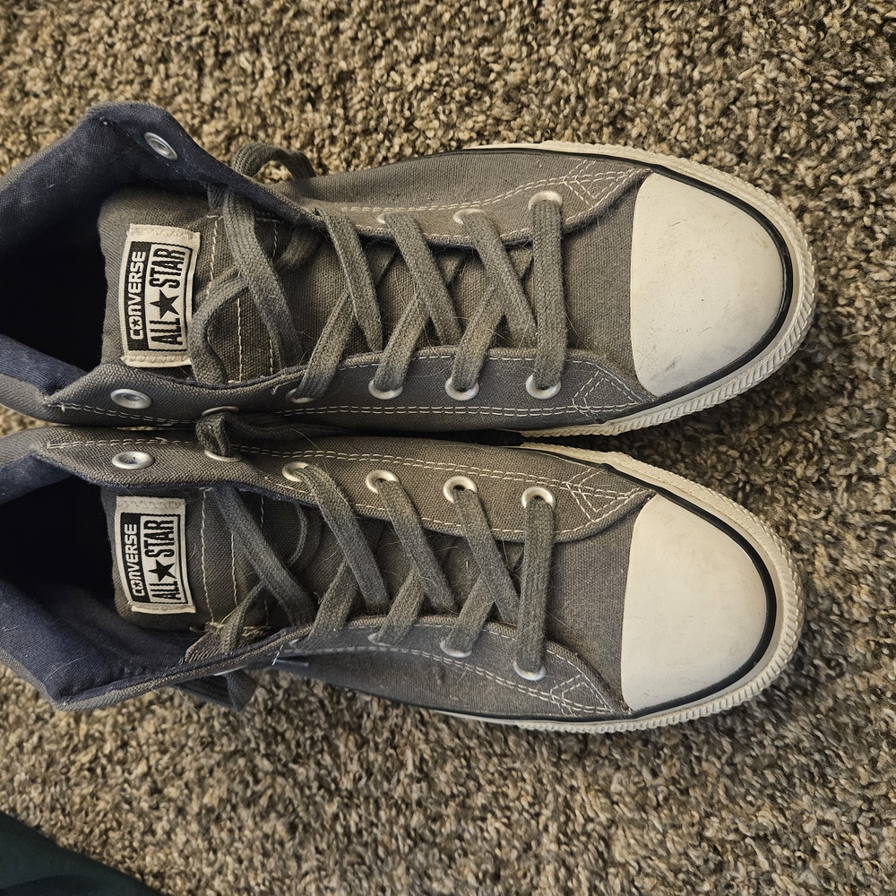 Converse Charcoal High-Top Sneakers